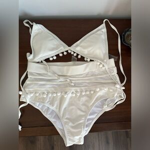White Bathing Suit